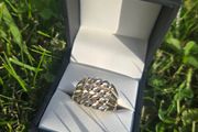 Vintage 9ct Gold 4 Twist Ring