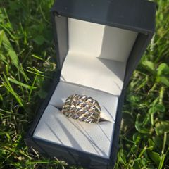 Vintage 9ct Gold 4 Twist Ring