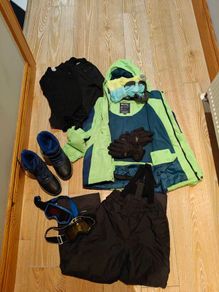 Complete ski outfit kids