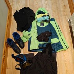 Complete ski outfit kids