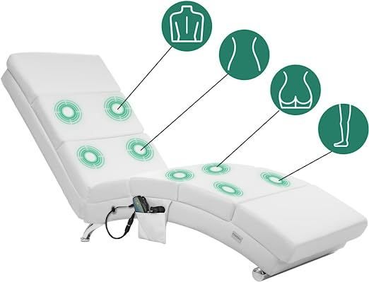 Recliner chair with heating and massage function, ergonomic, living room recliner chair