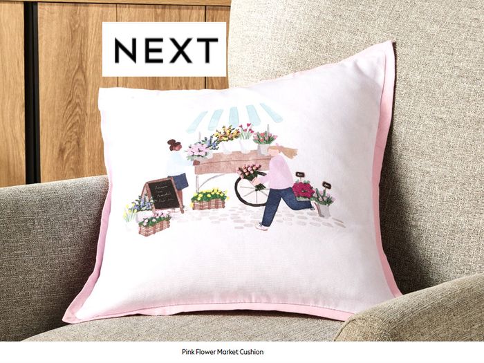 Flower Market Cushion