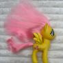 Hasbro My Little Pony Fluttershy Yellow Pink Butterfly Brushable G4 MLP 2016 Used Please see photos Image 2