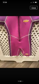 Qusprey girls wet suit age 3