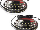 2Pcs 60 Inches LED Truck Bed Strip Lights 12V with Fuse On-Off Switch Waterproof Universal for Truck Van Cargo SUV Boat