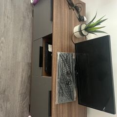 Brand new microwave Bluetooth Speakers TV Unit Wireless keyboard and Telly
