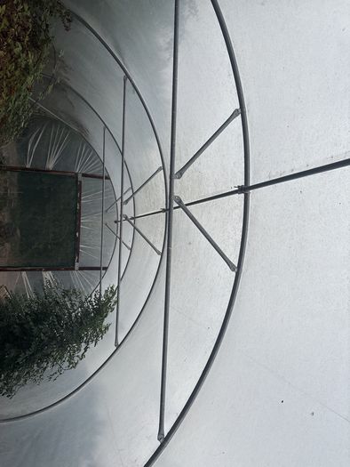 galvanised poly tunnel