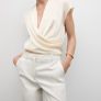 Mango silky sleeveless wrap blouse medium Image 2