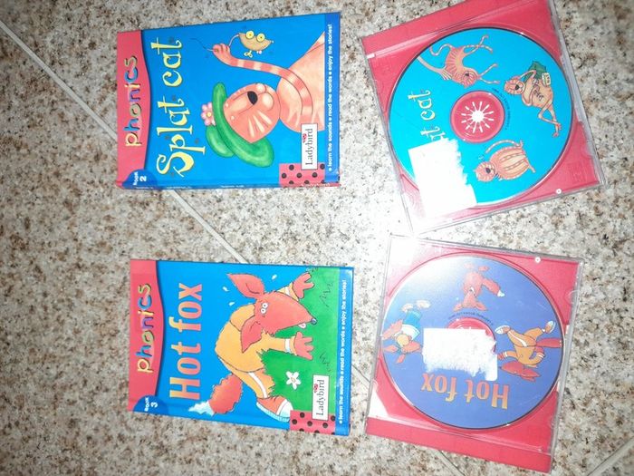 Children's phonics books and cd x2