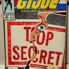 GI Joe #93 - Snake Eyes face revealed