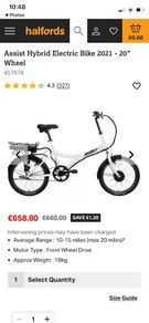 Halfords Adult Hybrid Bike