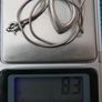 Vintage Sterling Silver 926 Triangle Pendant Necklace on Snake Chain 8,3g Image 10