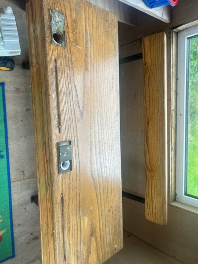 old school double desk