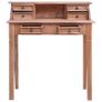Writing Desk with Drawers 90x50x101 cm Solid Reclaimed Wood Image 3