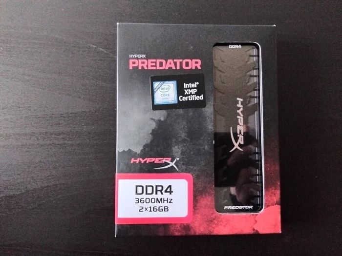 HyperX Predator 32 GB (2x16) DDR4 3600 MHz