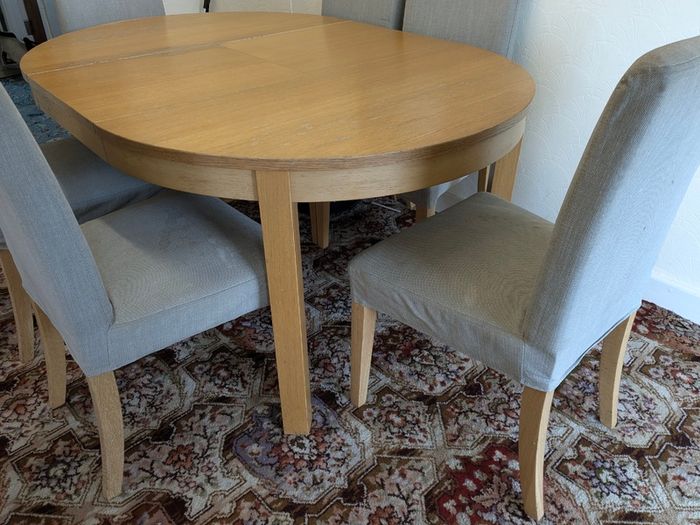 Ikea Dining table and 6 chairs