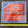 French Hunting Sign Image 2