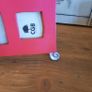 Vintage Red Ceramic CGB Photo Frame 8' x 8', AV Image 3