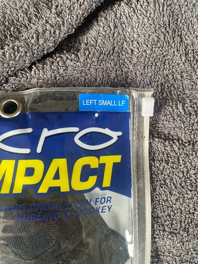 Mycro Impact Hurling/Hockey Glove. Left. Small