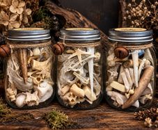Oddities Bone Jars Curiosity Osteology Display