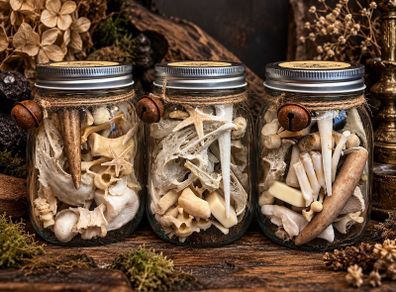 Oddities Bone Jars Curiosity Osteology Display