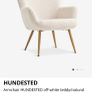 Jysk cream Teddy Armchair Image 2