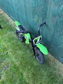 Thumper Kids Motocross Balance Bike Green