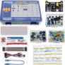 480 Pcs Electronics Component Fun Kit with Power Supply Module, Jumper Wire,Precision Potentiometer,830 tie-Points Breadboard Compatible with STM32,Raspberry Pi,Arduino Image 2