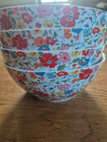 Cath kidston floral cereal bowls