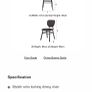 Ez living dining chairs Image 4