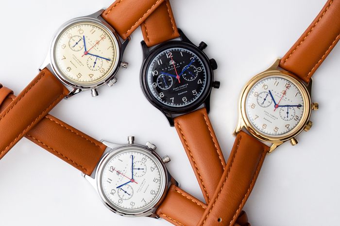 Gold Huguenot Chronograph