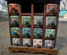 Apothecary spice rack