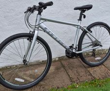 Carrera Parva Womens Hybrid Bike - Grey - Medium