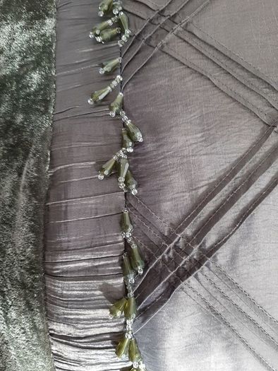 Lovely velvet/silk/beaded  cushions