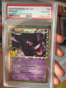 Gengar Classic Collection PSA Gem MT 10 | Pokemon 30th Celebration