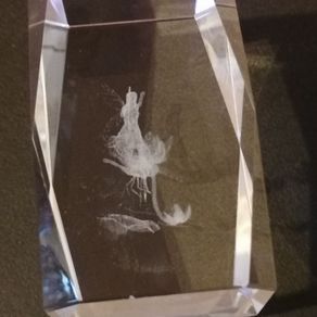 Large Glass Paperweight