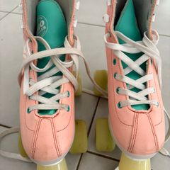 Rio Roller Script Peach Roller Skates