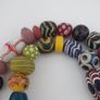 Antique Venetian Style MultiColor Mix Glass Beads Necklace Image 8