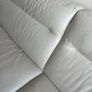 Cream Leather Couch Image 2