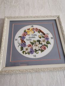 Handmade Cross Stitch Embroidy - sweet home