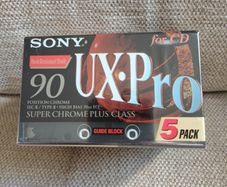 Sony UX-Pro 90 Type 2 sealed pack of 5 five blank cassette tapes