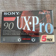 Sony UX-Pro 90 Type 2 sealed pack of 5 five blank cassette tapes