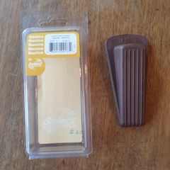 Basics Heavy-Duty Door Wedge, Brown