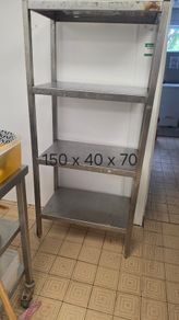 Stainless steel shelf