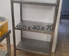 Stainless steel shelf