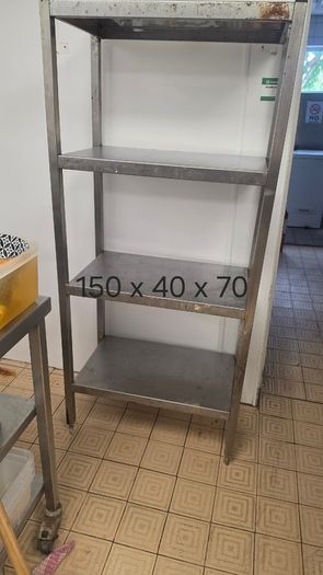 Stainless steel shelf