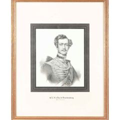 4 x 19th Century Lithographs of European Nobility