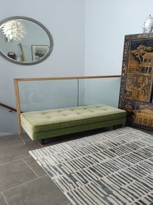 Footstools: green and grey see pics