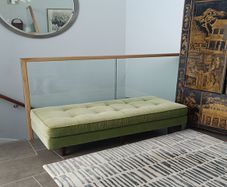 Footstools: green and grey see pics