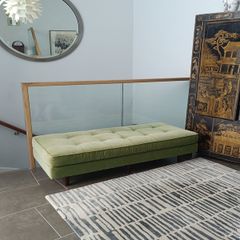 Footstools: green and grey see pics
